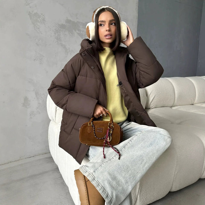 Ladies' Fashionable Oversized Down Jacket
