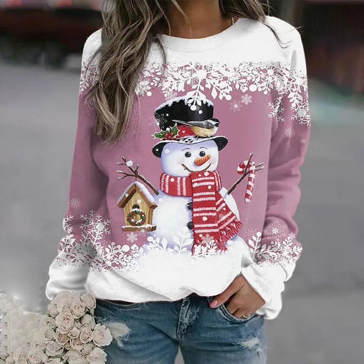 Eleanor | Women's Christmas Jumper with Snowman Design