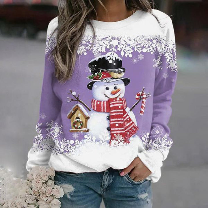 Eleanor | Women's Christmas Jumper with Snowman Design