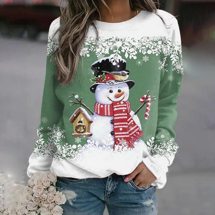 Eleanor | Women's Christmas Jumper with Snowman Design