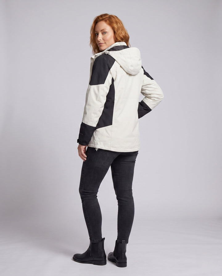 Ladies' Waterproof Two-Layer Outdoor Jacket with Hood, Breathable Membrane and Adjustable Hem