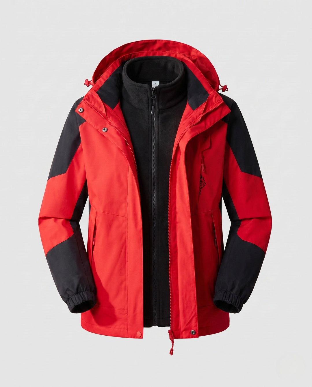Ladies' Waterproof Two-Layer Outdoor Jacket with Hood, Breathable Membrane and Adjustable Hem