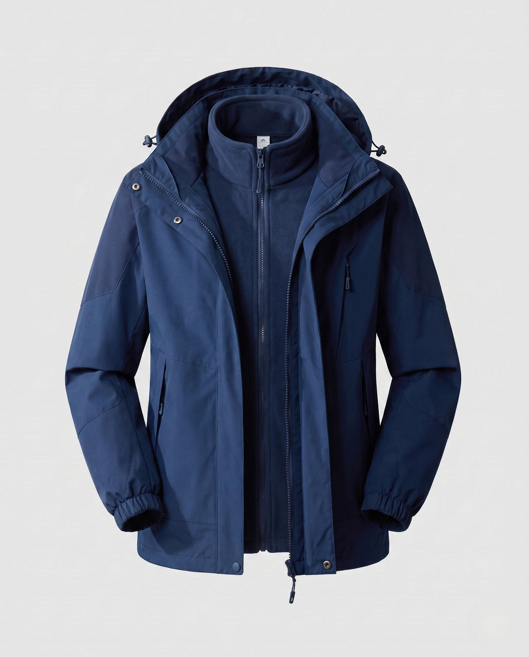 Ladies' Waterproof Two-Layer Outdoor Jacket with Hood, Breathable Membrane and Adjustable Hem