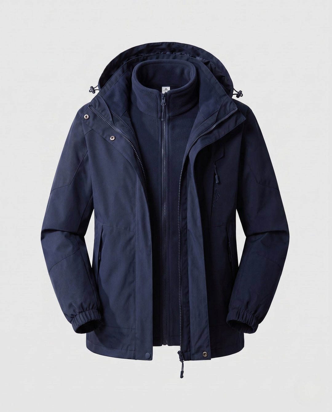 Ladies' Waterproof Two-Layer Outdoor Jacket with Hood, Breathable Membrane and Adjustable Hem