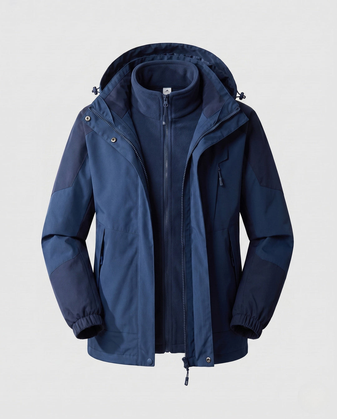 Ladies' Waterproof Two-Layer Outdoor Jacket with Hood, Breathable Membrane and Adjustable Hem