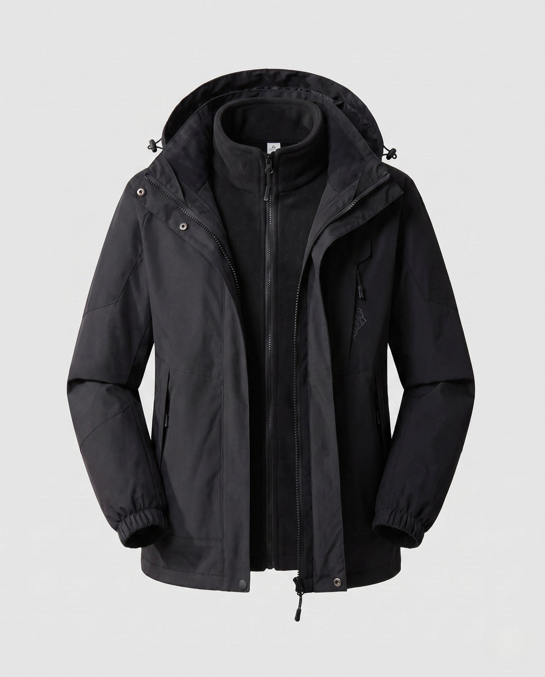 Ladies' Waterproof Two-Layer Outdoor Jacket with Hood, Breathable Membrane and Adjustable Hem
