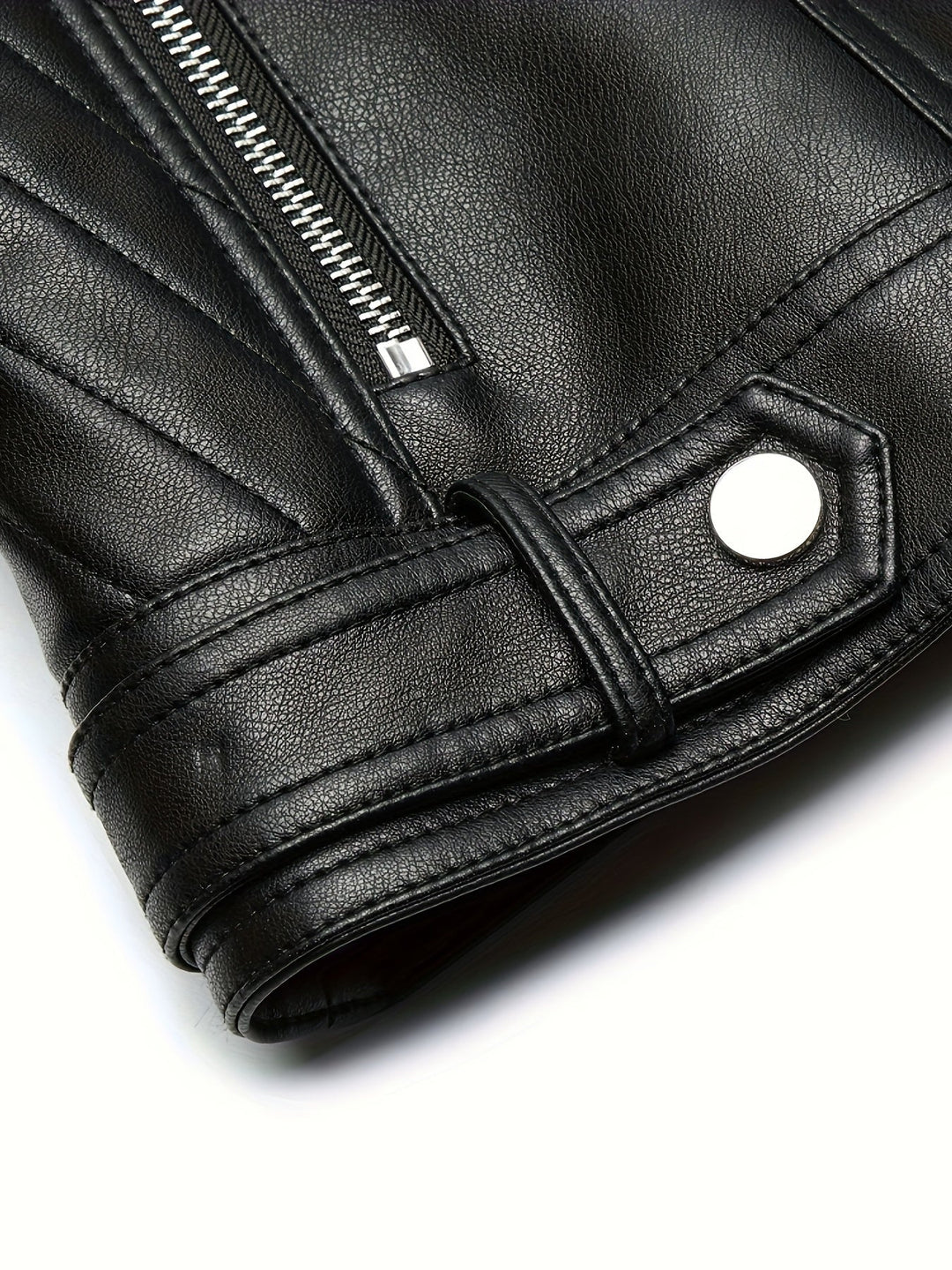 Lorvaine | Women's Faux Leather Biker Jacket